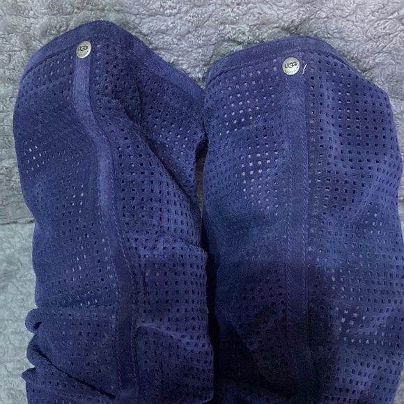 🎉HP🎉UGG Blue Mesh Knee-high Boots - Picture 10 of 16